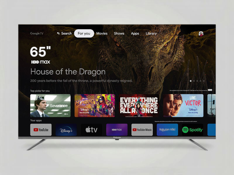 Televisor Indurama Smart TV 65" UHD 4K Google TV