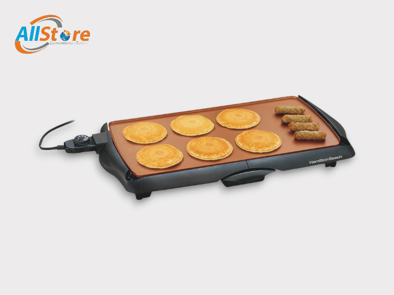 Plancha de ceramica Hamilton Beach 38518R durathon