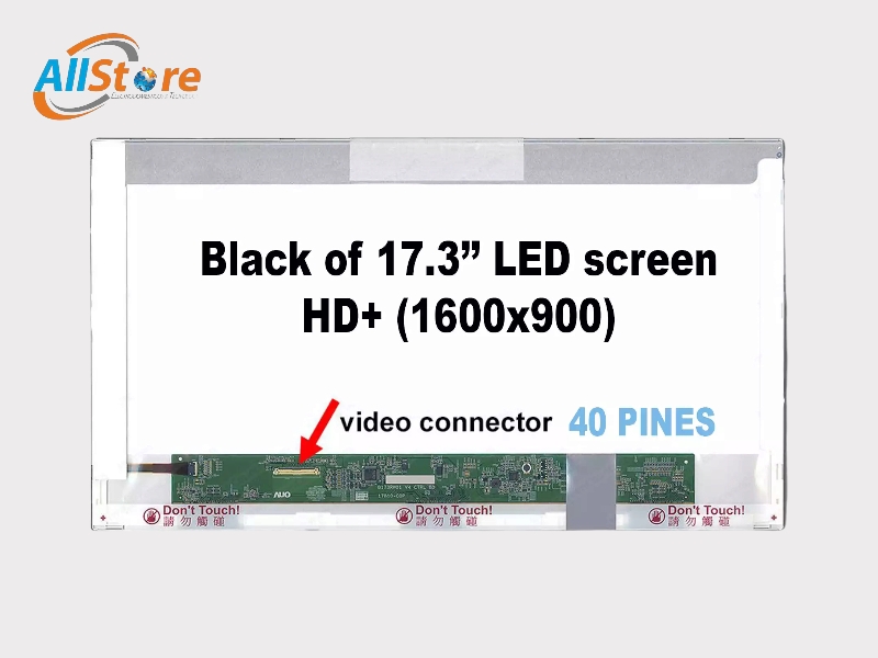 PANTALLA 17.3 LED Wide Scream HD 40 PINES 1600X900