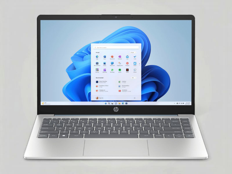 Laptop HP 14-EM0017LA A1UC5LA AMD Ryzen 5 7520U 8 GB RAM 512 GB SSD 14" FULL HD Color Azul Claro De 