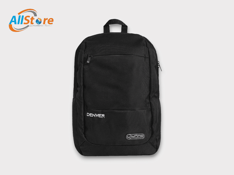 Mochila Unno Tekno Denver hasta 15.6 pulg. negra