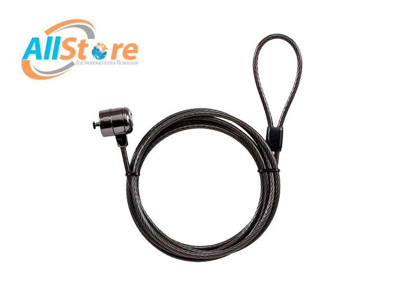 CABLE DE SEGURIDAD ARGOM FOR NOTEBOOK CON CERRADURA DE COMBINACION DE 4 DIGITOS ARG-KL-5001 WITH KEY