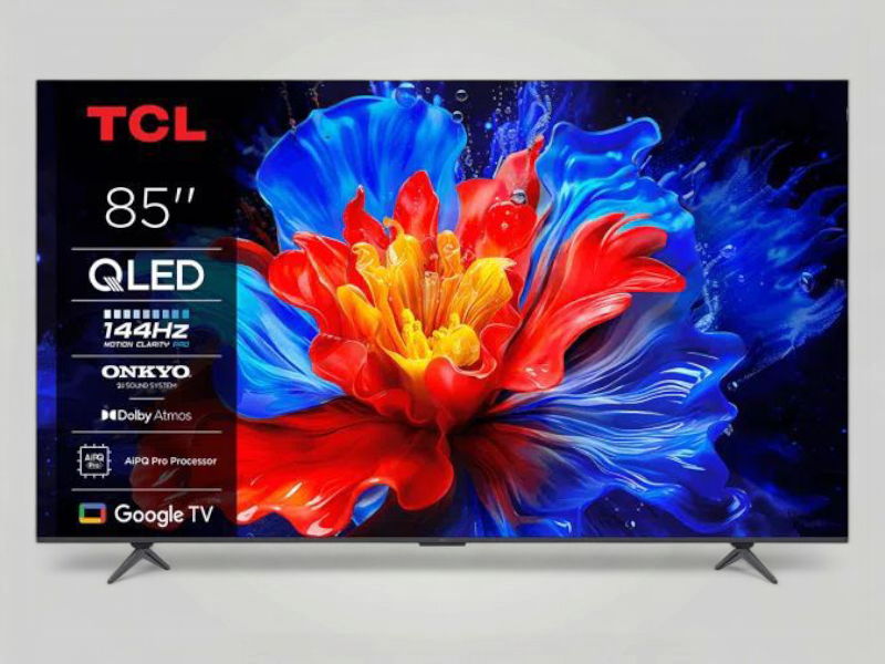 Televisor TCL Smart TV 85" Qled 144hz 4K UHD Google TV