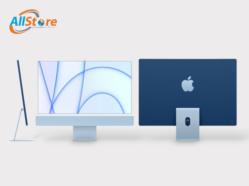 Imac Apple Aio M3 8Gb 256Gb 23.5 Pulg. 4.5K Ultra Hd Cam wifi Bluetooth MacOs Azul