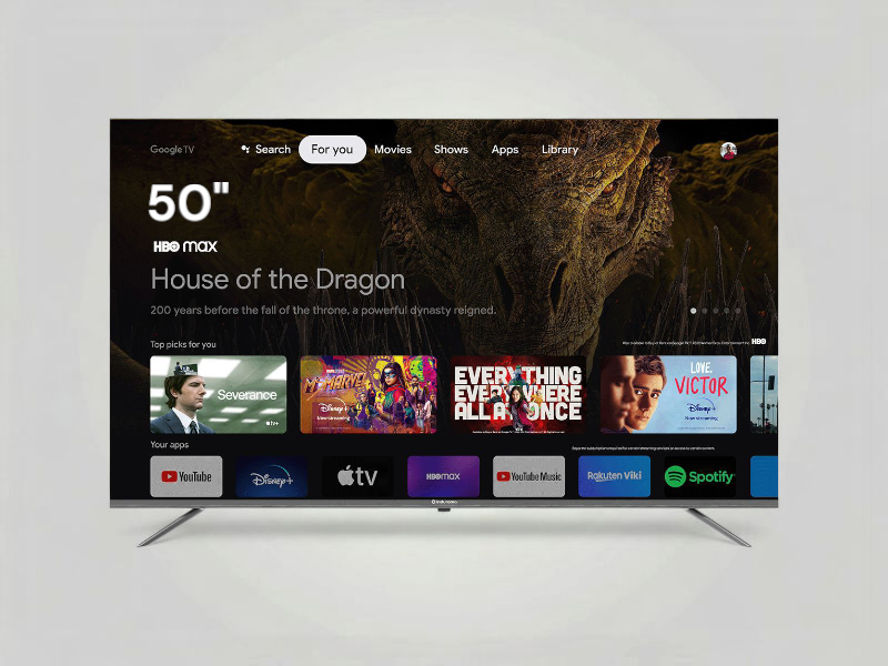 Televisor Indurama Smart TV 50" UHD 4K Google TV